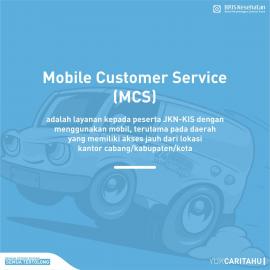 Informasi layanan Mobile Customer Service  peserta JKN-KIS